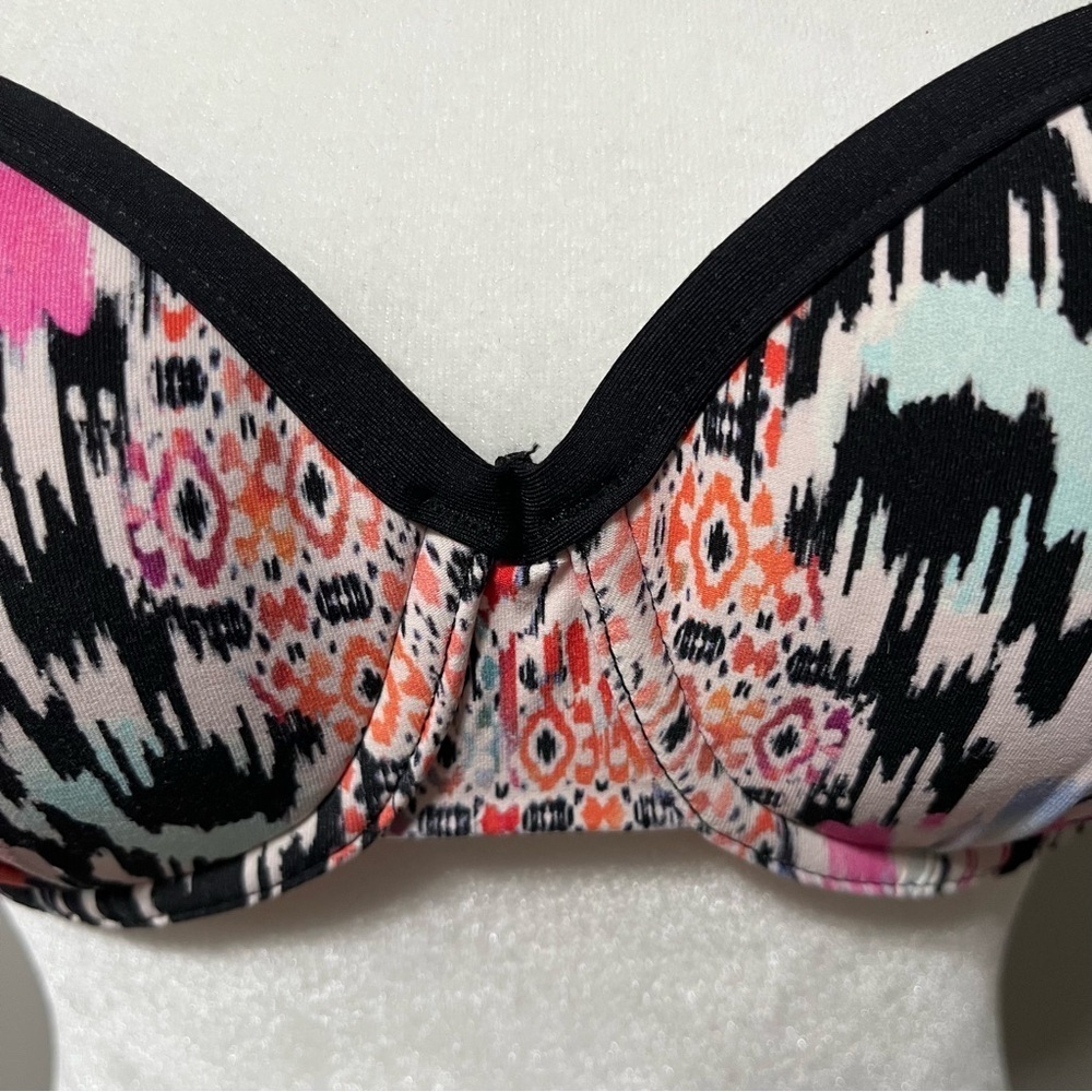 Seafolly Beach Gypsy Scuba Bikini Set Hipster Bottom Lightly Padded Top - Picture 6 of 16